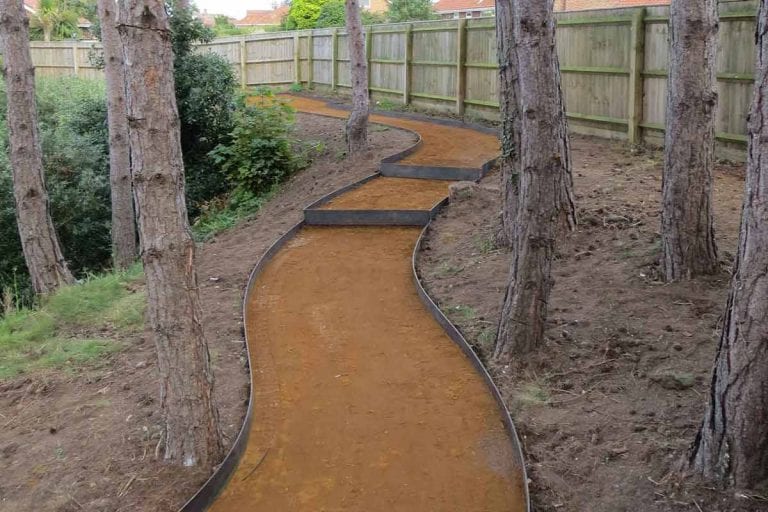 metal garden edging for paths