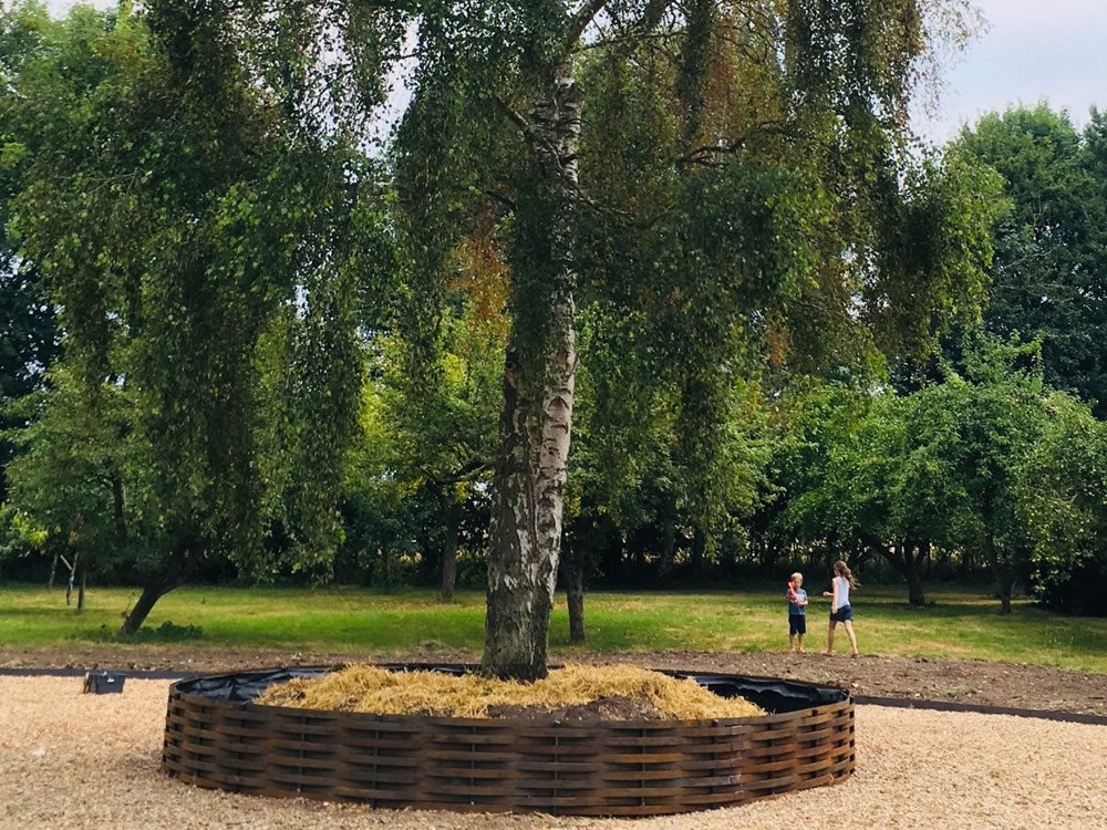 raised bed woven steel