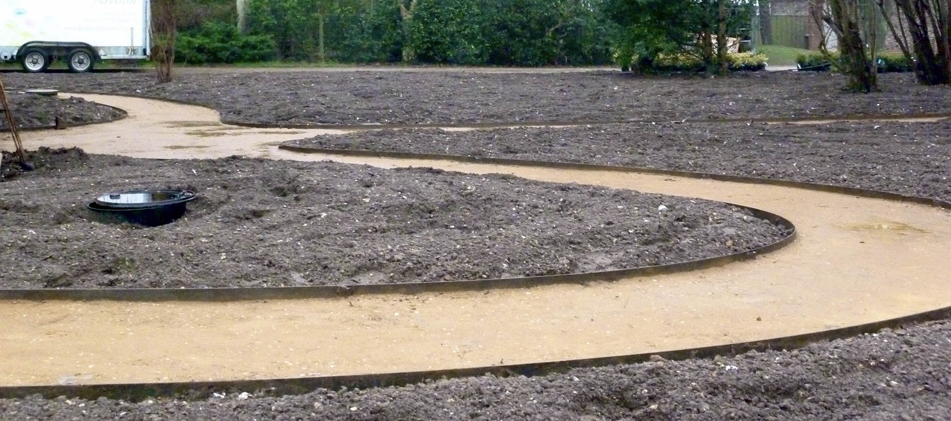 steel edging for paths and driveways