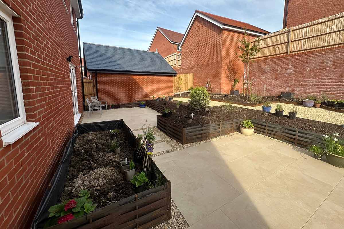 Solid steel raised beds and planters