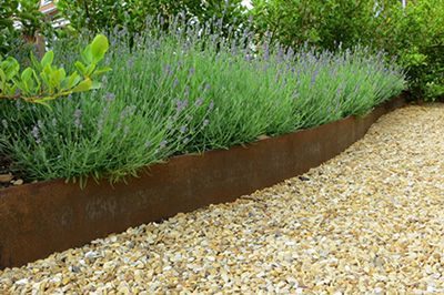 Corten Steel for Garden Edging