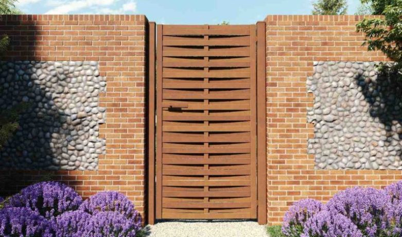woven steel gates