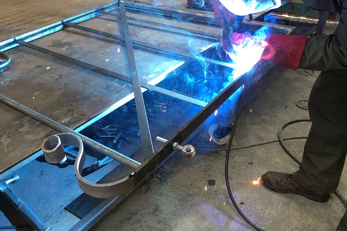 welding estate fence